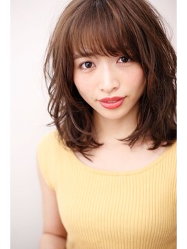 マリアバイアフロート(Maria by AFLOAT) 【重山】マッシュウルフオン眉ジェンダーレスとろみセミロング♪