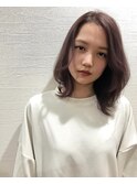 medium layer × くすみピンクパープル