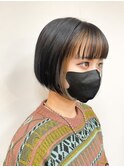 《TOPHAIR 玉島店/ ぱん》フェイスフレーミング×ミニボブ