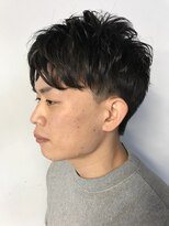 オーパスクリエ (OPUS CREER)&nbsp;緩めパーマ×かきあげ前髪×ツーブロック