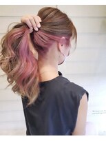 モアナバイヘッドライト 小田原店(Moana by HEADLIGHT)&nbsp;Moana#インナーカラー#ピンク#イヤリングカラー