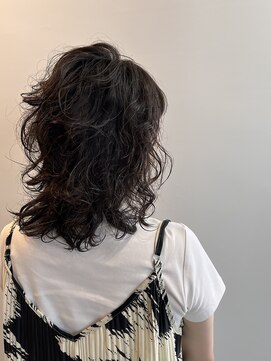 ピュアソウル(Pure Soul) ニューヨークドライカット×パーマ★流行りのボブウルフ[渋谷]