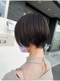 広瀬オススメ「モカブラウンに少しモードな大人ショート♪」