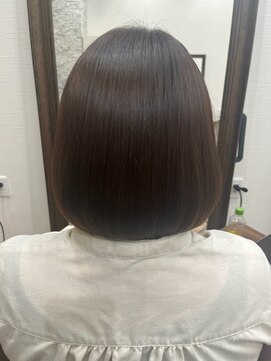 アモ 武蔵小杉(Amo) 丸みボブ×マットベージュ