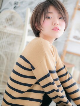 モッズヘア 越谷(mod's hair) ダークアッシュ小顔ミニウルフボブショートc5越谷20代30代40代