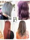 ビーエリアイング(BE AREA ＋ing)の写真/【イルミナ、アディクシー、AVEDA】豊富な薬剤を取り揃える！繊細な色味にこだわり透明感×艶感たっぷり◎