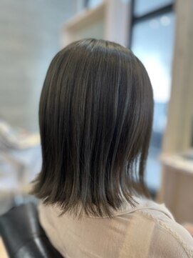 シャルムヘアー(charme hair) シークレットハイライト×オリーブグレージュ