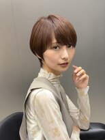 20代30代40代/アッシュブラック/黒髪/くびれショート/表参道