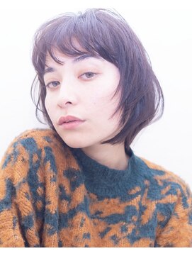 メノン(Menon) 小顔セミディスタイル　ハッシュカット