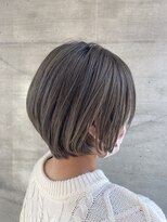 バランス 前橋(Balance)&nbsp;ショートバング　ナチュラルカールボブ