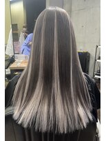 ガルボ ヘアー(garbo hair)&nbsp;ハイトーン大人可愛い20代30代40代