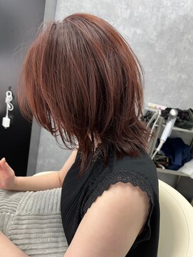 ロウ 町田(ROW) 大人かわいいエギョモリ ミルクティーブラウン ひし形シルエット