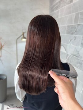 ジル アンク(Jill ankh) 《Jillankh 姫路駅前》ベージュブラウン 艶髪カラー 赤み消し