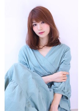 オーロ 西大寺店(ORO) 色気のあるピンクブラウンボブ