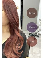 リリー 勝田台店(Lilly)&nbsp;〈Lilly勝田台 佐藤愛〉ブリーチ1回＊ボルドーブラウン