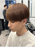 マッシュブリーチハイトーンハイライトスパイラルツーブロック