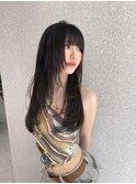 くすみベージュ×姫カットレイヤー×韓国風巻き【ayana】