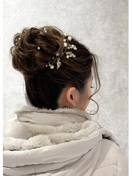 ルミュドゥプレシャス(LEMIEUX de precious) 高めゆるふわアップ