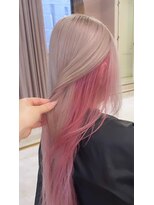 ムー(muu.) ブリーチ2回インナーカラー