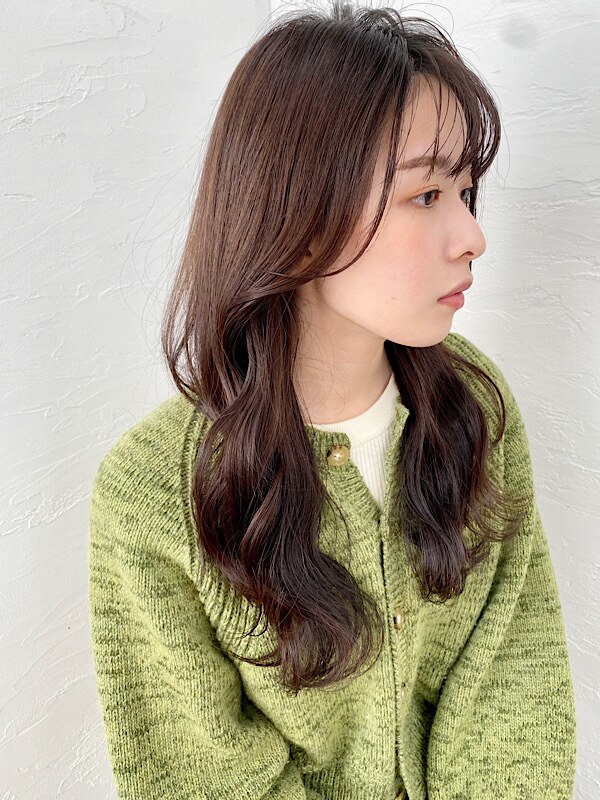 小顔似合わせレディースカット+ヘアカラー【￥14,080〜】