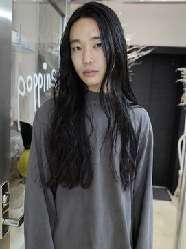 ポピンズ(poppins) メンズロングパーマ