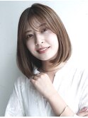 内巻きボブ*ナチュラルボブ*大人ボブ*髪質改善*30代40代50代