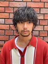 フィフス 渋谷(fifth)&nbsp;無造作な質感の緩めツイストスパイラルパーマ×マッシュウルフ