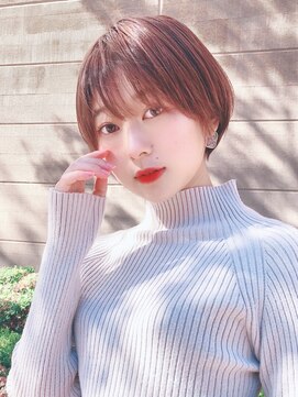 セイドット オモテサンドウ(Say. omotesando) Say.丸みショートレイヤーミルクティーベージュシルキーベージュ