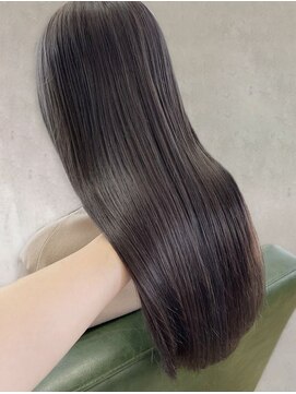 リタ 枚方(Rita) ◎暗髪髪質改善カラーで秋のネイビーグレージュ