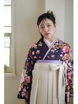 ビーチ ステラタウンまえ店(Beach)&nbsp;卒業式袴着付け　ヘアアレンジ