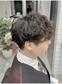 マッシュ×シャドウパーマ