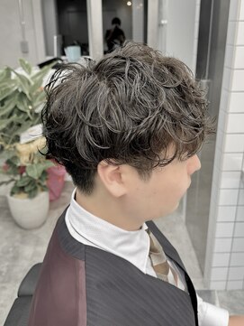 マッシュ×シャドウパーマ