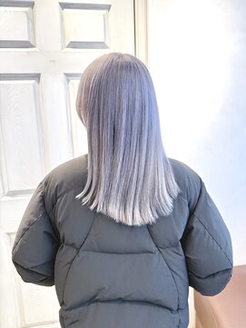 アロマ ヘアー ルーム 新宿3号店(AROMA hair room) 大人ガーリー☆ダークアッシュ☆ラベンダー☆ダブルカラー☆