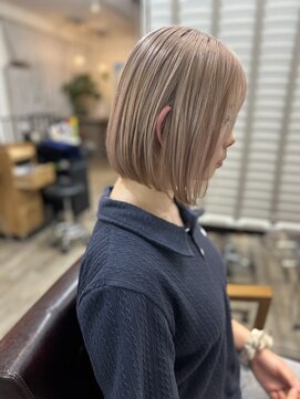 ラウラアンドロー(LAURA&RO) ミルクティーベージュダブルカラーインナーカラーケアブリーチ