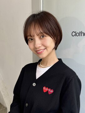 クロト(Clotho) ショートカット/髪質改善縮毛矯正白髪ぼかしレイヤーカラーボブ