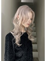 サイ(sai)&nbsp;xカット/ホワイトグレージュ/レイヤーカット/チェリーブラウン