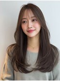 田中みな実風ナチュラルロング