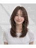 【人気No.1】韓国風顔まわりレイヤー+髪質改善　17600円→15840円