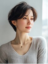 レリーノーブル 西宮北口(RelyNoble)&nbsp;美肌カラー×髪質改善ボブで透明感アップ[西宮北口/髪質改善]