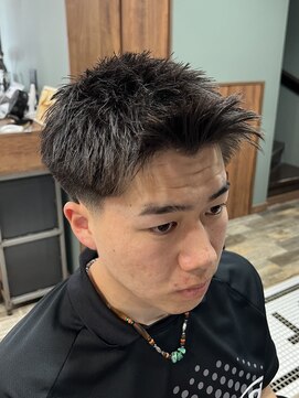 スタンドバーバー 柏(STAND BARBER) 波巻きツイストスパイラル/リバースセンターパート/柏/柏駅
