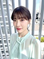 フェリーチェ 六本木店(Felice)&nbsp;メイク ツヤ感 涙袋 上品 ピンクメイク ヘアメイク