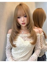サンドナル 鹿児島天文館(sand NALU)&nbsp;ハッシュカット/グレージュ/デザインカラー[鹿児島天文館]