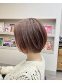 イルミナ/ショート/ショートボブ/ブラウンカラー/軽め