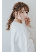 ルーズポニーテールアレンジ♪