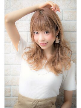 ソア 武蔵小杉(SOAR) 大人かわいい無造作カールとデザインカラー小顔ボブディ