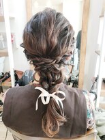 ロカット サロン(Roquat Salon) あみおろしヘアアレンジ【ヘアアレンジ 立川/立川南/八王子】