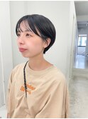 刈り上げ×マッシュショート