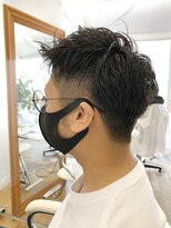 ヘッズ 本八幡店(HEADS)&nbsp;メンズショート　マッシュ　センターパート　メンズパーマ