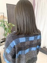 マティー(MATTY)&nbsp;ぷつっとロブ×なじむハイライト×オリーブベージュ