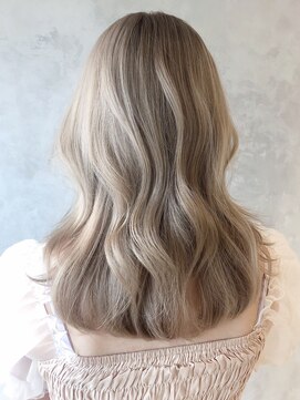 アルバム 渋谷パルコ(ALBUM) ホワイトミルクティーベージュ_くびれヘア_ba369891